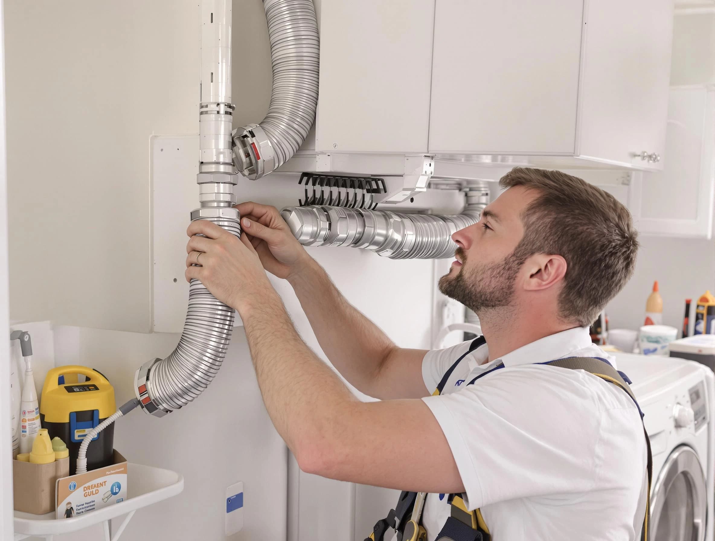 Professional dryer vent repair and installation by Brookhaven Dryer Vent Cleaning in Brookhaven