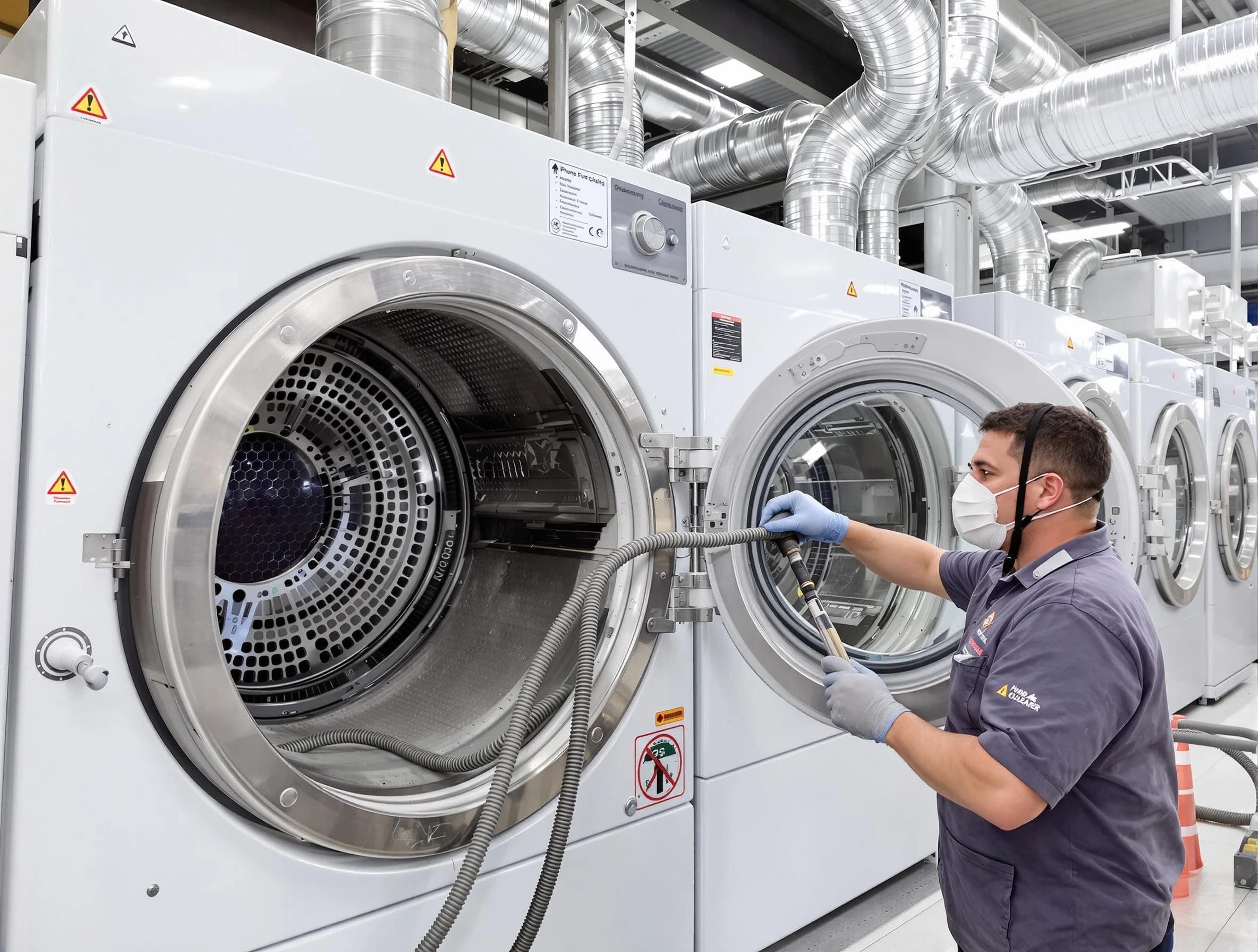 Industrial-grade dryer vent cleaning by Brookhaven Dryer Vent Cleaning in Brookhaven