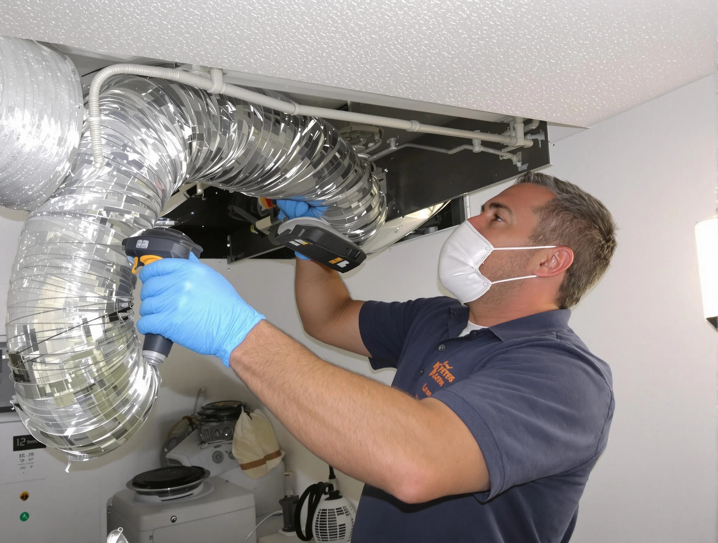 Brookhaven Dryer Vent Cleaning professional performing thorough residential dryer vent cleaning in Brookhaven