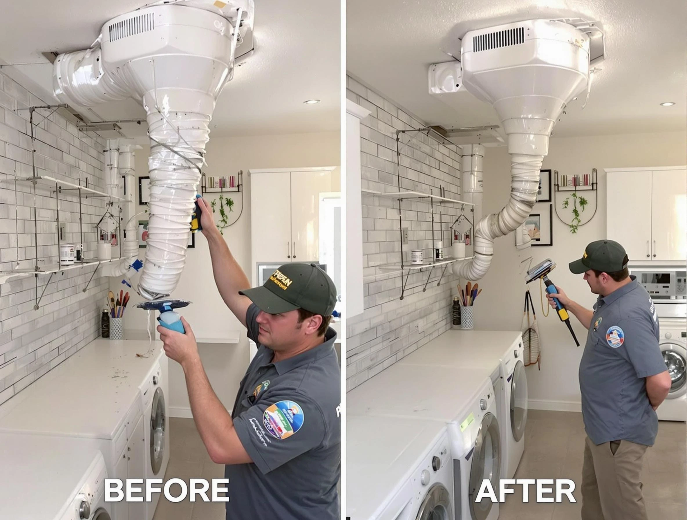 Professional dryer exhaust vent cleaning by Brookhaven Dryer Vent Cleaning in Brookhaven